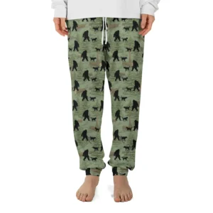 Bigfoot Dog Walker Pajama Joggers | Funny Gift for Dog Lovers 13 Bigfoot Dog Walker Pajama Joggers Funny Gift for Dog Lovers