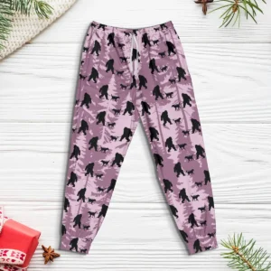 Bigfoot Dog Walker Pajama Joggers | Funny Gift for Dog Lovers 14 Bigfoot Dog Walker Pajama Joggers Funny Gift for Dog Lovers