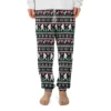 Bigfoot Ugly Sweater Pajama Joggers Sasquatch Christmas Pajama Pants