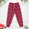 Biking Bigfoot Pajama Joggers | Christmas Sasquatch Lounge Pants 14 Biking Bigfoot Pajama Joggers Christmas Sasquatch Lounge Pants