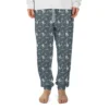 Biking Bigfoot Pajama Joggers Christmas Sasquatch Lounge Pants