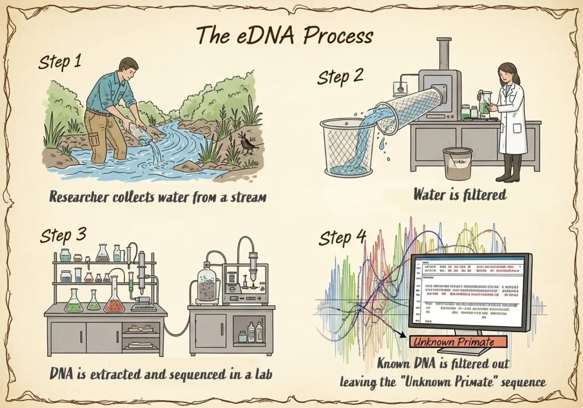 Bigfoot: What Does The New 2025 Evidence Really Tell Us? 14 environmental DNA infographic