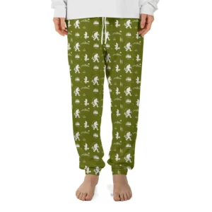 Fishing Bigfoot Pajama Joggers | Sasquatch Gift for Fisherman & Anglers 23 Fishing Bigfoot Pajama Joggers Gift for Fisherman & Anglers