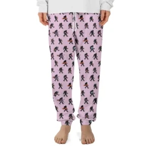 Funny Bigfoot Outdoor Sports Pajama Joggers Hiking & Skiing Sasquatch Pants