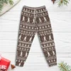 Nordic Bigfoot Rock On Pajama Joggers Ugly Christmas Sweater Pajama Pants