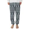 Nordic Bigfoot Rock On Pajama Joggers Ugly Christmas Sweater Pajama Pants