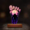 Bigfoot Footprint 3D Lamp | Sunset Forest Sasquatch LED Night Light 16 Bigfoot Footprint 3D Lamp Sunset Forest Sasquatch LED Night Light