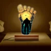 Bigfoot Footprint 3D Lamp | Sunset Forest Sasquatch LED Night Light 8 Bigfoot Footprint 3D Lamp Sunset Forest Sasquatch LED Night Light