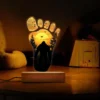 Bigfoot Footprint 3D Lamp | Sunset Forest Sasquatch LED Night Light 10 Bigfoot Footprint 3D Lamp Sunset Forest Sasquatch LED Night Light