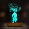 Bigfoot Footprint Night Scene 3D Lamp | Sasquatch Forest & Moon LED Light 12 Bigfoot Footprint Night Scene 3D Lamp Sasquatch Forest & Moon LED Light
