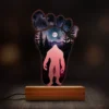 Bigfoot Footprint Night Scene 3D Lamp | Sasquatch Forest & Moon LED Light 10 Bigfoot Footprint Night Scene 3D Lamp Sasquatch Forest & Moon LED Light