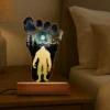 Bigfoot Footprint Night Scene 3D Lamp | Sasquatch Forest & Moon LED Light 8 Bigfoot Footprint Night Scene 3D Lamp Sasquatch Forest & Moon LED Light