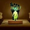Bigfoot Footprint Night Scene 3D Lamp | Sasquatch Forest & Moon LED Light 17 Bigfoot Footprint Night Scene 3D Lamp Sasquatch Forest & Moon LED Light