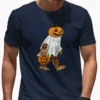 Bigfoot Ghost Pumpkin Halloween Shirt Funny Trick or Treat Sasquatch Tee