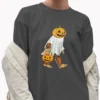 Bigfoot Ghost Pumpkin Halloween Shirt | Funny Trick or Treat Sasquatch Tee 8 Bigfoot Ghost Pumpkin Halloween Shirt Funny Trick or Treat Sasquatch Tee