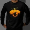 Bigfoot Pumpkin Moon Halloween Shirt | Funny Sasquatch Fall Tee 9 Bigfoot Pumpkin Moon Halloween Shirt Funny Sasquatch Fall Tee