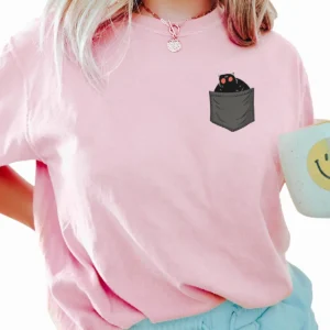Cute Mothman Pocket Shirt | Funny Halloween Costume Mothman for Cryptid Lovers 9 Cute Mothman Pocket Shirt Funny Halloween Costume Mothman for Cryptid Lovers