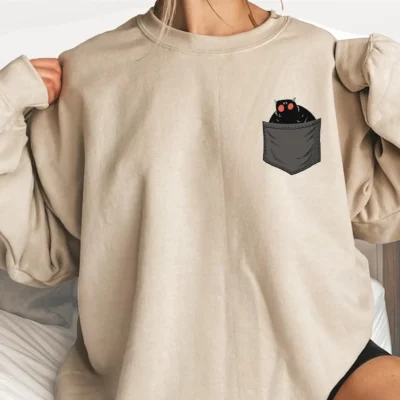 10 Best Mothman Shirts That Every Believer Needs to Own 6 Cute Mothman Pocket Shirt Funny Halloween Costume Mothman for Cryptid Lovers