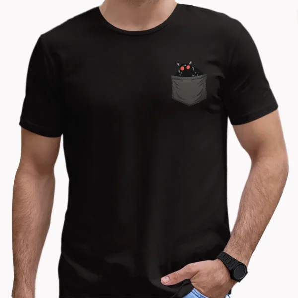 Cute Mothman Pocket Shirt Funny Halloween Costume Mothman for Cryptid Lovers