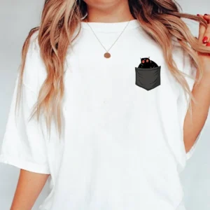 Cute Mothman Pocket Shirt | Funny Halloween Costume Mothman for Cryptid Lovers 8 Cute Mothman Pocket Shirt Funny Halloween Costume Mothman for Cryptid Lovers