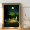 Fresno Nightcrawler Sighting Poster Spooky Cryptid Aesthetic Wall Art
