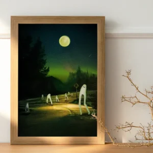 Fresno Nightcrawler Sighting Poster | Spooky Cryptid Aesthetic Wall Art 10 Fresno Nightcrawler Sighting Poster Spooky Cryptid Aesthetic Wall Art