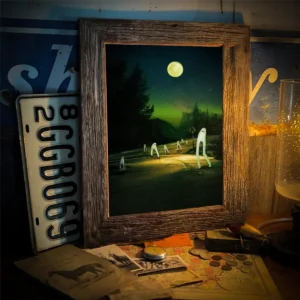 Fresno Nightcrawler Sighting Poster | Spooky Cryptid Aesthetic Wall Art 9 Fresno Nightcrawler Sighting Poster Spooky Cryptid Aesthetic Wall Art