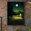 Fresno Nightcrawler Sighting Poster Spooky Cryptid Aesthetic Wall Art