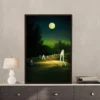 Fresno Nightcrawler Sighting Poster Spooky Cryptid Aesthetic Wall Art
