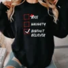 Funny Bigfoot Believer Christmas Checklist Shirt | Naughty or Nice Tee 12 Funny Bigfoot Believer Christmas Checklist Shirt Naughty or Nice Tee