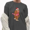 Funny Bigfoot Flamingo Christmas Shirt | Tropical Holiday Sasquatch Tee 10 Funny Bigfoot Flamingo Christmas Shirt Tropical Holiday Sasquatch Tee