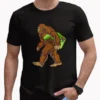 Funny Bigfoot Gaming Shirt Retro Sasquatch Gift For Gamer