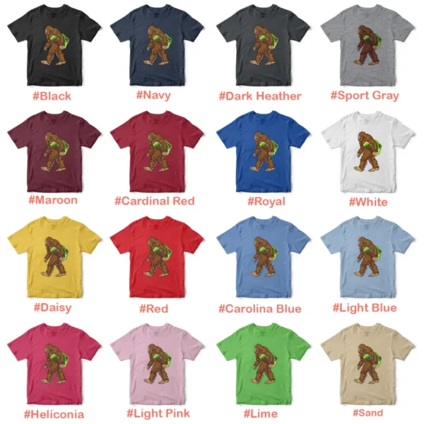 Funny Bigfoot Gaming Shirt | Retro Sasquatch Gift For Gamer - Image 5