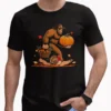 Funny Bigfoot Thanksgiving Shirt | Sasquatch Pilgrim & Turkey Fall Tee 8 Funny Bigfoot Thanksgiving Shirt Sasquatch Pilgrim & Turkey Fall Tee