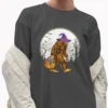 Funny Bigfoot Witch Halloween Shirt | Spooky Sasquatch Costume Tee 8 Funny Bigfoot Witch Halloween Shirt Spooky Sasquatch Costume Tee