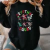 Funny Cryptmas Squad Dabbing Cryptids Christmas Shirt Cryptozoology