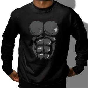Funny Hairy Chest Abs Bigfoot Halloween Costume Shirt