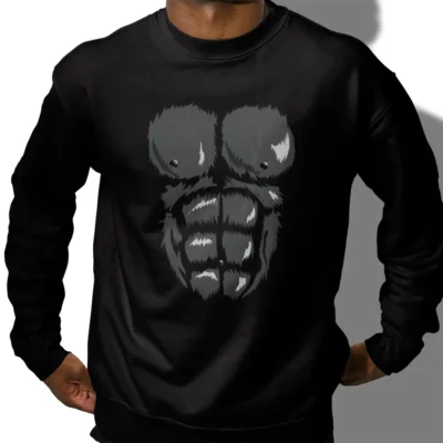 30+ Best Bigfoot Clothing & Apparel Items for Every Believer 4 Funny Hairy Chest Abs Bigfoot Halloween Costume Shirt