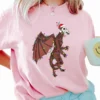 Funny Jersey Devil Christmas Lights Shirt Creepy Cryptid Holiday Gift Tee