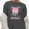 Just a Girl Who Loves Mothman Shirt | Cute Floral Cryptid Gift for Her 7 Just a Girl Who Loves Mothman Shirt Cute Floral Cryptid Gift for Her