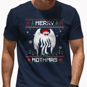 Merry Mothmas Mothman Ugly Christmas Sweater Shirt Funny 10 Merry Mothmas Mothman Ugly Christmas Sweater Shirt Funny