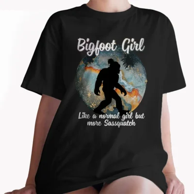 15 Best Bigfoot Shirts To Show Off Your Inner Sasquatch 5 Messy Bun Bigfoot Girl Shirt For Women Funny Sasquatch Gift