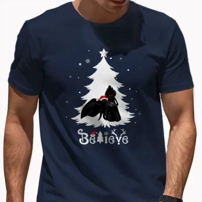 12 Best Mothman Christmas Shirts to Make Your Holiday Legendary 9 Mothman and Flatwoods Monster Christmas Shirt Funny Cryptid Believe Tee