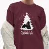 Mothman and Flatwoods Monster Christmas Shirt | Funny Cryptid Believe Tee 8 Mothman and Flatwoods Monster Christmas Shirt Funny Cryptid Believe Tee