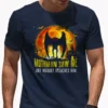 Mothman Saw Me Funny Halloween Shirt Creepy Cryptid Humor Gift Tee