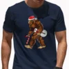 Naughty Bigfoot with Snowman Christmas Shirt Funny 8 Naughty Bigfoot with Snowman Christmas Shirt Funny