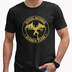 Official Mothman Search Team Shirt | Funny Cryptid Hunter Tee 9 Official Mothman Search Team Shirt Funny Cryptid Hunter Tee