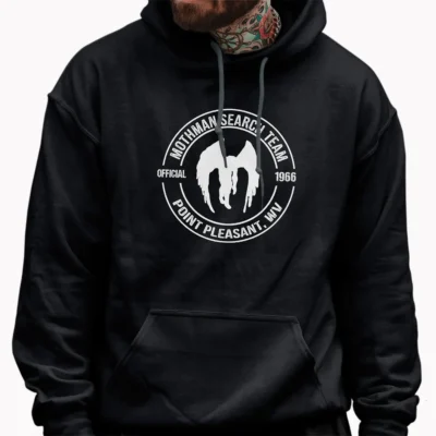 10 Best Mothman Shirts That Every Believer Needs to Own 2 Official Mothman Search Team Shirt Point Pleasant Cryptid Investigator Tee