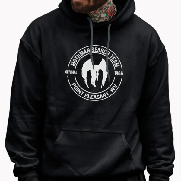 Official Mothman Search Team Shirt Point Pleasant Cryptid Investigator Tee