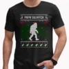Papa Squatch Bigfoot Dad Christmas Shirt Sasquatch Pregnancy Announcement Gift